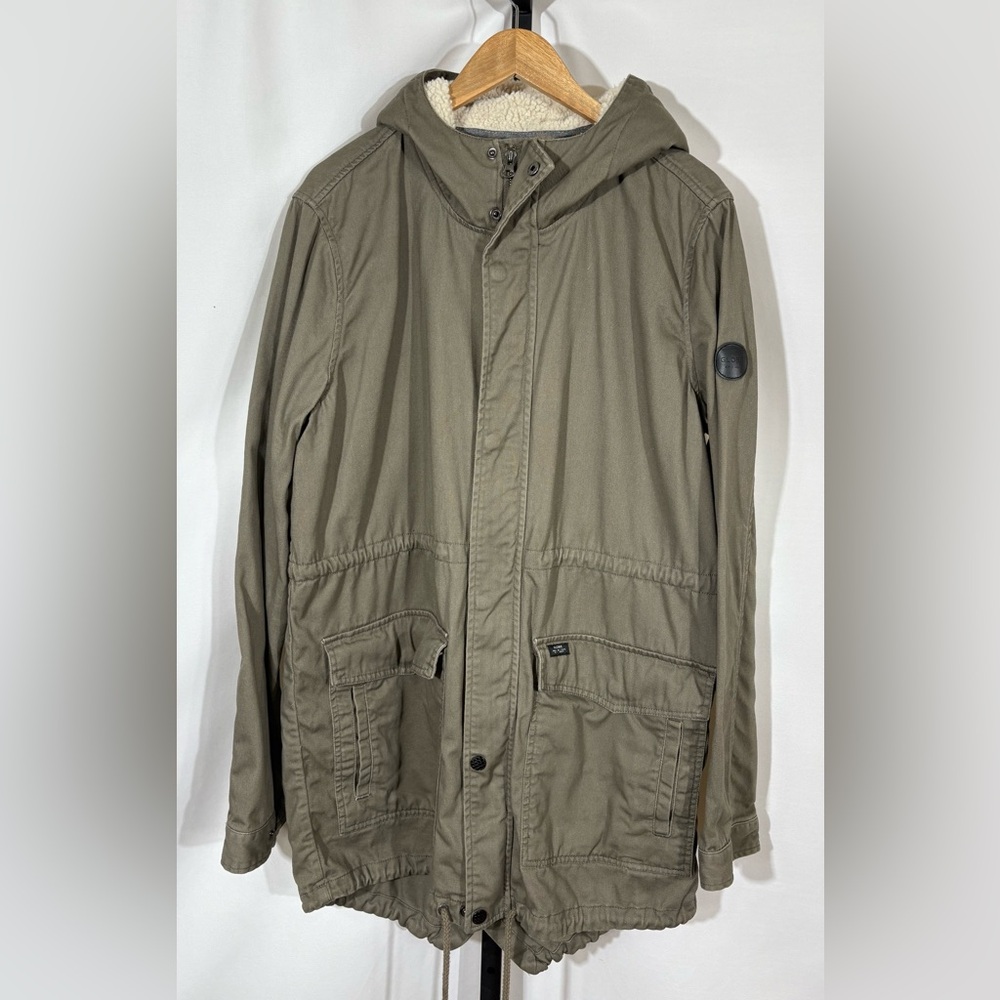 Globe Men’s Globe Goodstock Thermal Olive Green Parka Jacket - Large